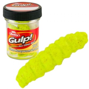 Berkley Gulp!® Honey Worm 33mm Chartreuse