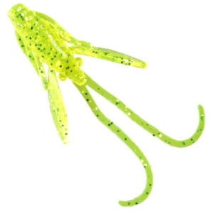 Berkley Power Bait Nymph 2.5cm 12 buc/plic Chartreuse Silver