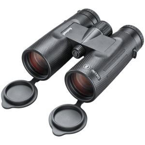 Bushnell Nitro 10×42 – ED Prime, prisme BaK-4 PC3, EXO Barrier, FMC, Ultra-Wideband Coating, IPX7, 695 g, 140 mm. Claritate excelentă în orice condiții.