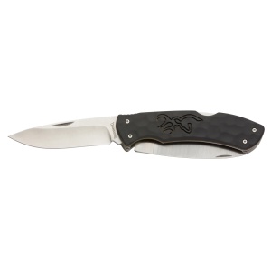 Briceag Browning Primal Kodiak 3 – Sistem cu 3 lame pliabile (Drop Point 89mm, Guthook, Fierăstrău), oțel inox și mâner cauciucat anti-alunecare