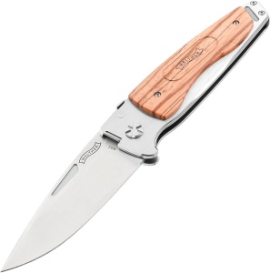 Briceag Walther Traditional Folder Wood TFW 3, Oțel AUS-8, Lemn Zebrano, 95mm