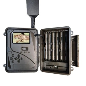 Camera monitorizare Spromise S398 4G cu rezoluție foto 24MP, video 2K, LED-uri IR invizibile și carcasă IP66 pentru utilizare în exterior.