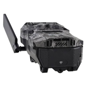 Cameră video night vision 4G HIKMICRO Trail Camera T16 cu senzor 24MP, sistem de lentile cu FOV dual 60°/100°, senzori PIR duali de 0.4s, LED-uri IR invizibile 940nm, transmisie prin aplicația SightApp și stocare internă de 64GB.