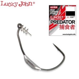 Carlig Offset Lestat Lucky John Predators 357 3buc/plic 4/0 3.5g