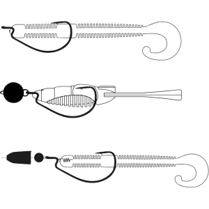 Carlige Gamakatsu Worm Offset EWG Nano Alpha, ultra-ascutite si rezistente la coroziune pentru naluci soft voluminoase.