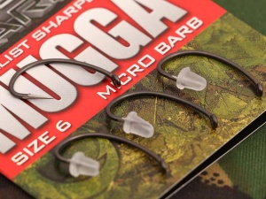 Carlige Gardner Specialist Sharpened Covert Dark Continental Mugga Hooks Nr 6 10buc/plic - Img 6