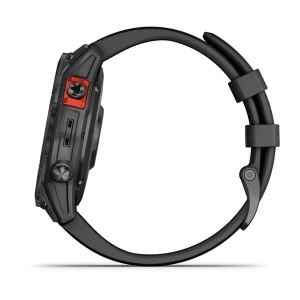 Ceas Garmin Fenix 7X Solar Slate Grey Cu Curea Neagră - Img 10