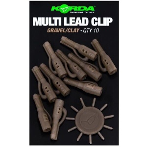 Clips Pentru Montura Cu Plumb Pierdut Korda Multi Lead Clip 10buc/plic - Img 2