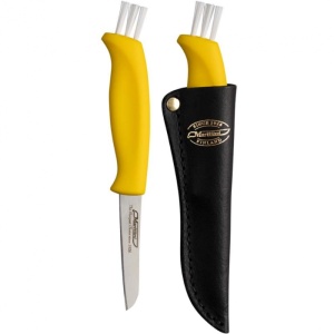Cutit Ciuperci Marttiini OY Mushroom Knife + Teaca Piele Lama 65mm