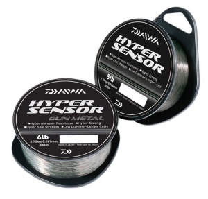 Fir Monofilament Daiwa Hyper Sensor Gun Metal 300m