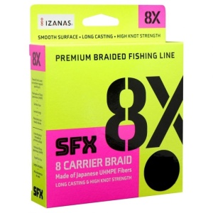 Fir Textil Sufix SFX 8X Carrier Braid Hot Yellow 135m - Img 2