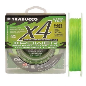 Fir Textil Trabucco X4 Power Lime Yellow 150m