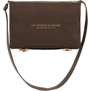Geantă accesorii vânătoare Sauer Brown 38x6x25cm suport pușcă detașabil bucle cartușe