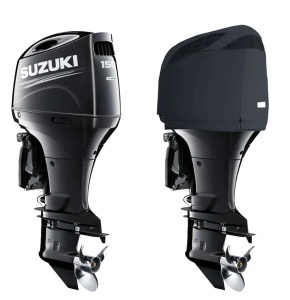 Husa Cap Motor Suzuki Ventilata Oceansouth, Motor 4 Cilindri DF150AP / DF175AP / DF200AP, An 2014-Prezent, Neagra