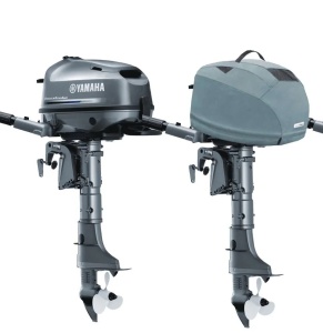 Husa Cap Motor Yamaha Ventilata Oceansouth, Motor 1 Cilindru 4-5-6 CP, An 2010-Prezent, Gri