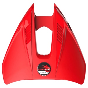 Hydrofoil StingRay HyperFoil 500 (HyperSpeed Red) pentru motoare de 4 - 300 CP – Stabilizator nautic premium de performanță, montaj hibrid flexibil și nivel mediu de ridicare a provei.