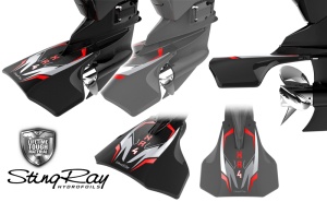 Hydrofoil StingRay XR4, Stabilizator Motoare 40 - 300 CP, Nivel Ridicare 3 (Maxim)
