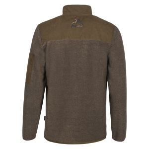 Jachetă polar vânătoare Verney-Carron Pointer Sherpa maro cu fleece dens 450g/m2.
