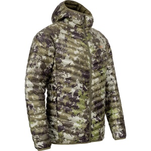 Jachetă vânătoare Blaser Challenger Airflake Camo cu izolație sintetică și camuflaj HunTec.
