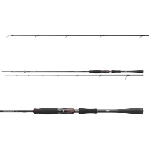 Lanseta Daiwa Tournament AGS Jiggerspin 2.20m 3.5–14g – lansetă premium pentru spinning fin, cu blank SVF Nanoplus și inele AGS din carbon.