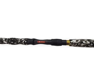 Lansetă WFT Catbuster Vertical Spin 2.10m 50–220g, vârf carbon laminat, inele WFT LTC, ideală pentru pescuit vertical la somn din barcă.