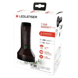 Lanterna Ledlenser P18R Signature 4500 lumeni cu tehnologie X-Lens