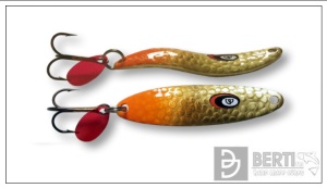 Linguriță Oscilantă Berti Taifun Paint Dragon Skin Nr.1 53mm 7g Orange Tail