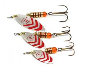 Lingurita rotativa Ilba Lungo Silver/Red Nr 2 5g - Img 3