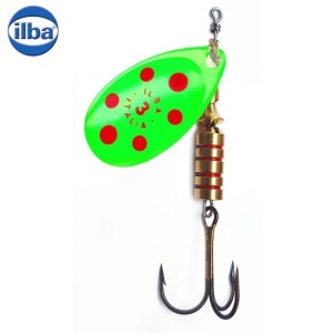 Lingurita Rotativa Ilba Tondo Fluo Lime/Red Nr0 2g