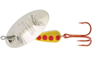 Lingurita rotativa Panther Martin Classic Regular #4 Silver Red Hook