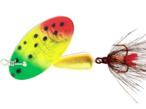 Lingurita rotativa Panther Martin Olografico con Mosca Spinner #2 FTH
