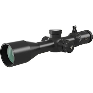 Luneta GP-Optics Spectra 8x 2–16x50i G4i Fiber cu reticul iluminat, paralaxă reglabilă și transmisie 90%, destinată vânătorii versatile.