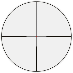 Lunetă de goană GP-OPTICS (GPO) SPECTRA™ 6x 1-6x24i cu reticul iluminat G4i Fiber și șină de montare integrată – Instrument optic de înaltă precizie dotat cu tehnologie iControl™, oferind un câmp vizual de 42m la 100m și reglaj de 1cm/clic.