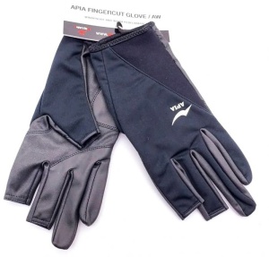 Manusi Apia Finger Cut Gloves Black - Img 2