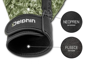 Mănuși Din Neopren Cu Căptușeală Din Fleece Delphin NeoFLIX Marime La L - Img 2
