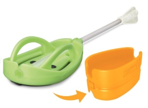Momitor Cralusso Big Rocket Method Verde Fluo cu Matriță