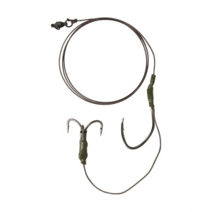 Montura Somn GC Single And Treble Catfish Rig Carlig 8/0 Ancora 6/0