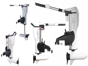 Motor electric Haswing Comax 55 lbs – detaliu produs, montaj pe oglinda bărcii