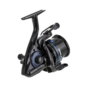 Mulinetă Formax Elegance Feeder Pro Worldchamp – Vedere laterală evidențiind manivela CNC și tamburul Long Cast pentru performanță extremă.
