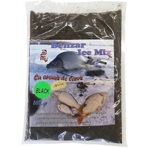 Nada Benzar Ice Mix 500g – nadă premium pentru apă rece, cu chironomus și mirodenii, atracție puternică și colare excelentă pentru pescuit staționar și feeder