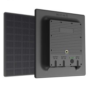 Panou solar Hikmicro SP5000 5W cu acumulator Li-Ion 5000mAh pentru camere de vanatoare Hikmicro M15 si T16 cu protectie IP66.
