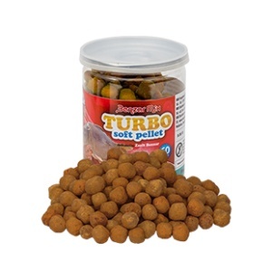 Pelete Benzar Mix Turbo Soft Long Life 6–12mm – momeală de cârlig semi-moale, rezistentă, cu eliberare rapidă a aromei, ideală pentru feeder și method feeder.