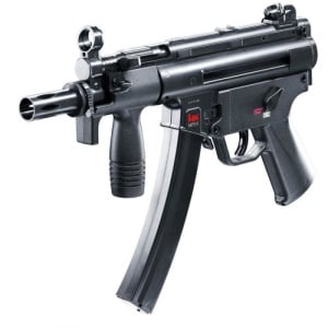 Pistol-mitralieră airsoft CO2 Umarex Heckler & Koch MP5 K 6mm 30 BB recul blowback