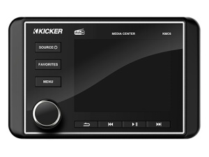 Player Marine Media Center Kicker KMC6, Bluetooth, NMEA Port, 6 Canale, 240W, IP66