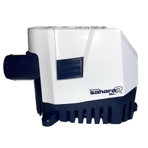 Pompă Santină Automată Attwood Sahara MK2 S1200 – Model 5512-2 cu ștuț integrat de 28mm, tehnologie X-Air™ și senzor automat SteadySwitch™ pentru evacuarea rapidă a apei