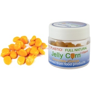 Porumb artificial Cralusso Jelly Corn ecologic, cu consistență maleabilă și aromă intensă eliberată până la 6 ore, ideal pentru method feeder și pescuit la crap.