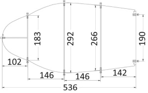 Prelata Barca Consola Centrala si Salupa Osculati, Impermeabila, Protectie UV, 427-780 cm - Img 10