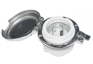 Priză Marină Osculati 220V, 30A, Inox 316, Impermeabilitate IPX7