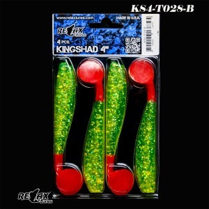 Relax King Shad 10cm Tail Blister, 9g, Culoare T028, Naluci Soft Jigging