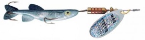Rotativa DAM Effzett Minnow 13g Silver Black